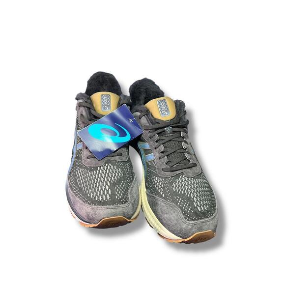 ASICS Gel-Kayano 28 Lite-Show Men’s 11.5 US Black Blue Gray Fur Lining Running - Picture 10 of 11